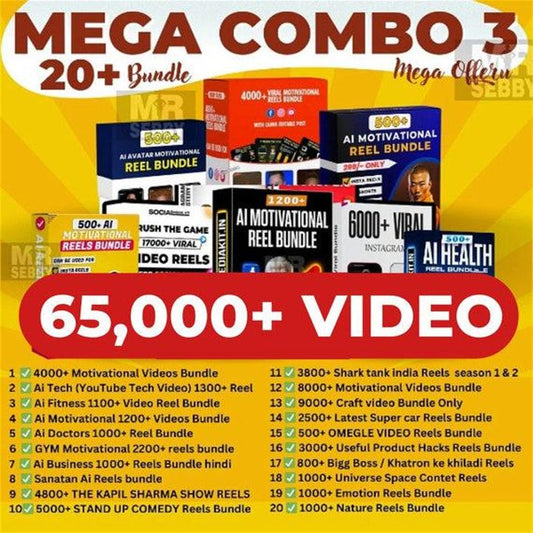 65K Viral Reels Mega Bundle | Ultimate 65K Reels Collection | 65K Social Media Reels Pack Pdf file download